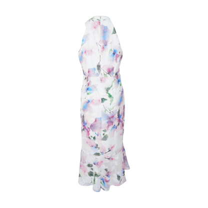 Multi Floral Midi Dress