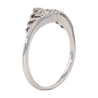 Sterling Silver Diamond Fashion Ring