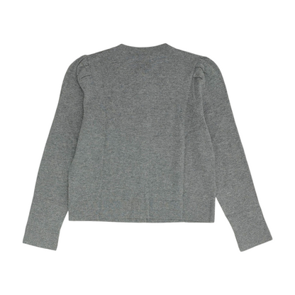 Gray Cardigan Sweater