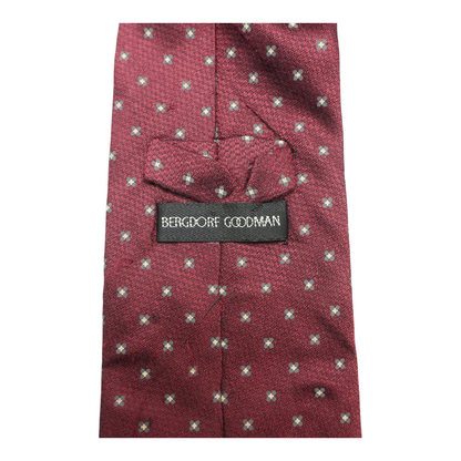 Maroon Abstract Neck Tie