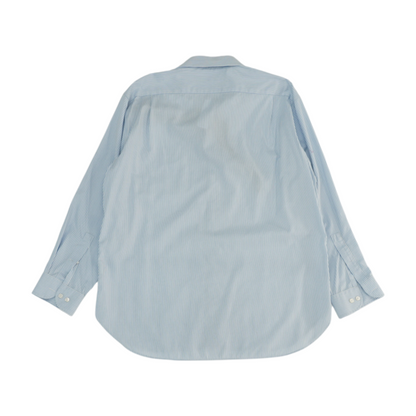 White Striped Long Sleeve Button Down