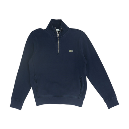 Navy Solid 1/4 Zip Pullover