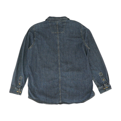Navy Button Down