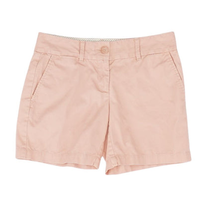 Pink Solid Chino Shorts