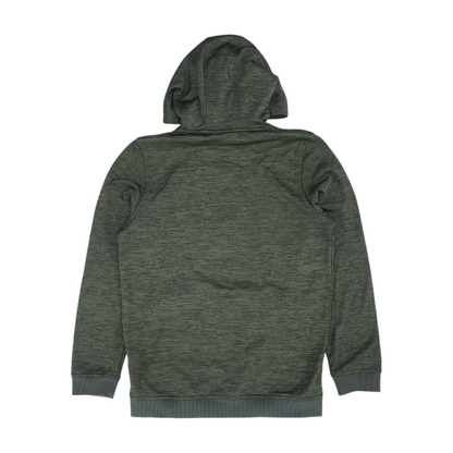 Green Solid Hoodie Pullover