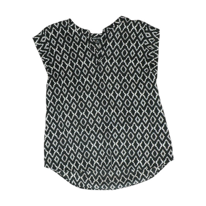 Black Print Blouse