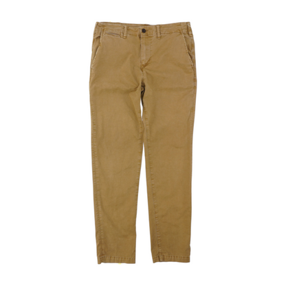 Khaki Straight Pants