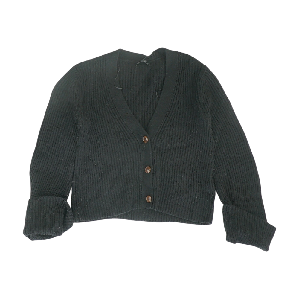 Black Cardigan Sweater