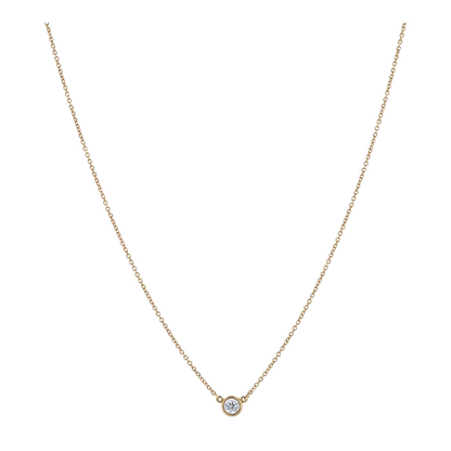 1/5 ctw 18K Yellow Gold Diamond Pendant Necklace