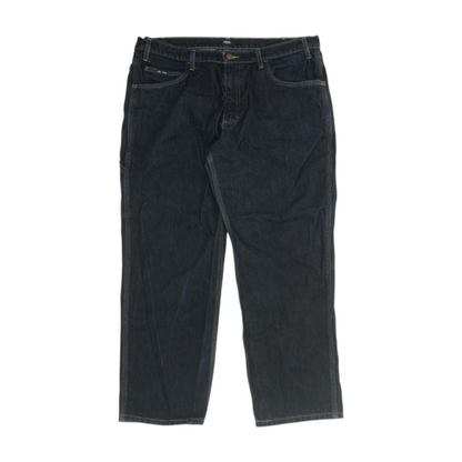 Navy Straight Jeans