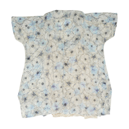 Blue Floral Blouse