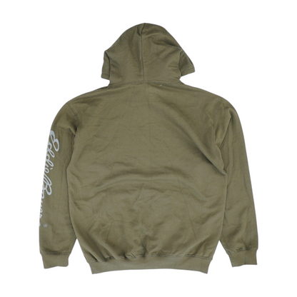 Green Solid Hoodie Pullover