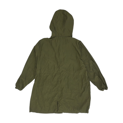 Olive Solid Rain Jacket