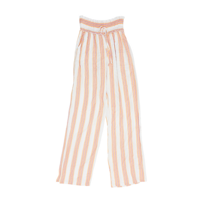 Orange Striped Pants
