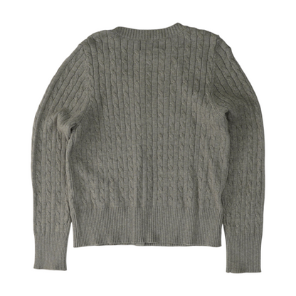 Gray Cardigan Sweater