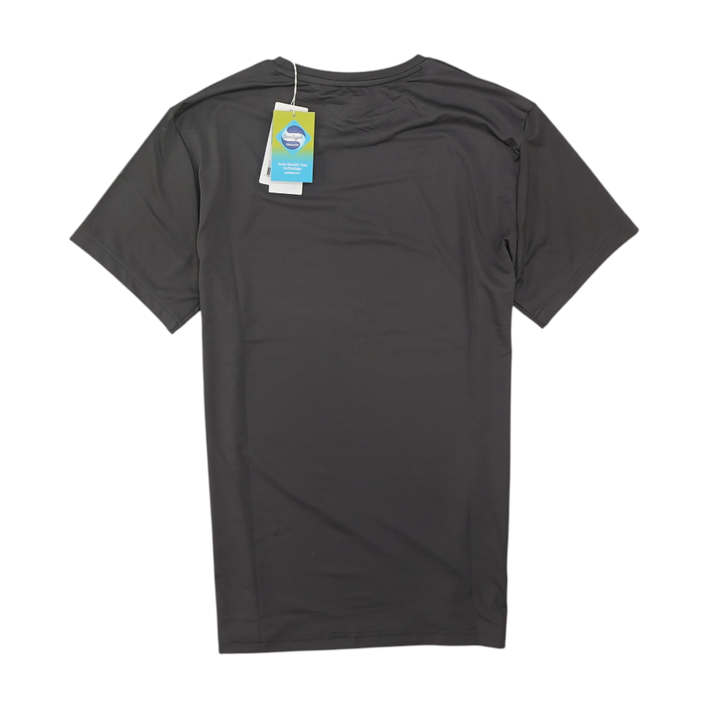 Gray Solid Active T-Shirt
