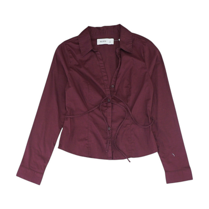 Burgundy Button Down