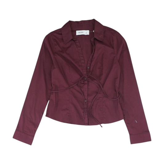 Burgundy Button Down