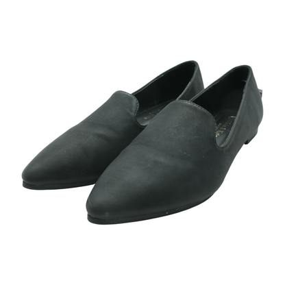 Black Slip-On Flats