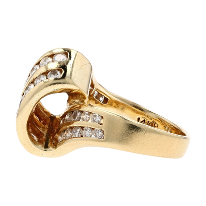 5/8 ctw 14K Yellow Gold Diamond Fashion Ring