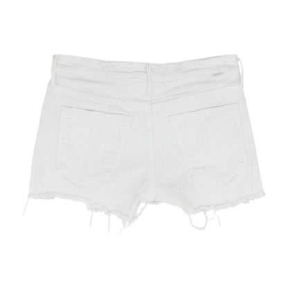 White Denim Shorts