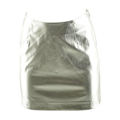 Silver Mini Skirt