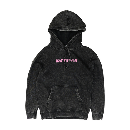 Black Solid Sweatshirt Pullover