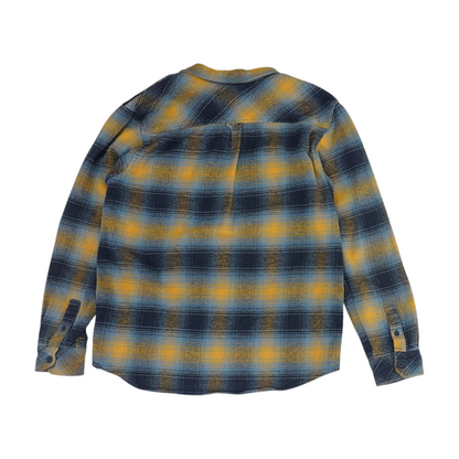 Blue Plaid Flannel Button Down