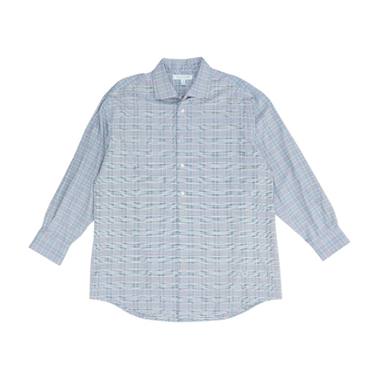 Multi Check Long Sleeve Button Down