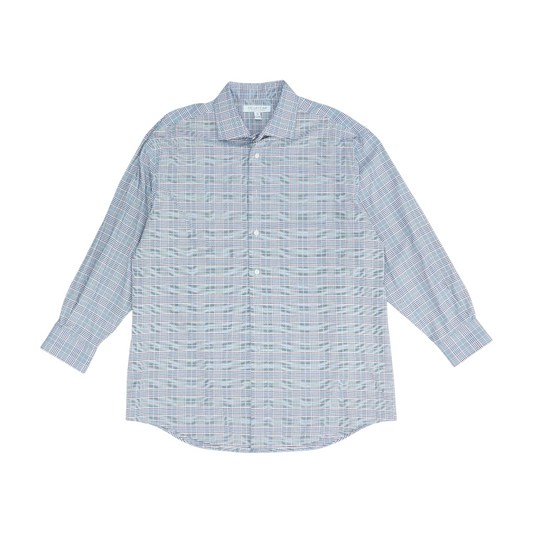 Multi Check Long Sleeve Button Down