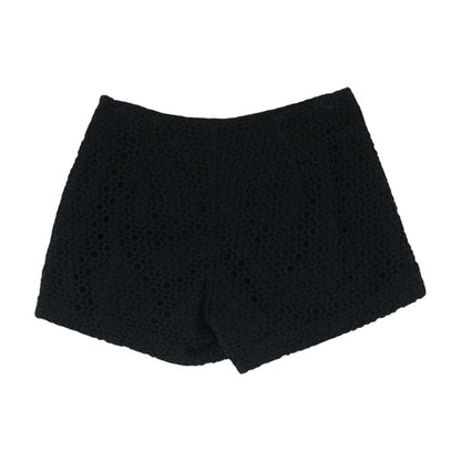 Black Eyelet Shorts