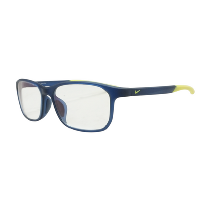 Blue NIKE 7137AF Square Prescription Eyewear
