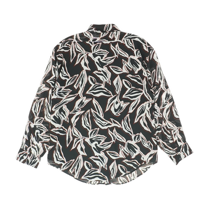 Black Graphic Button Down