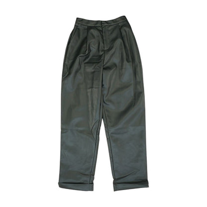 Black Solid Pants