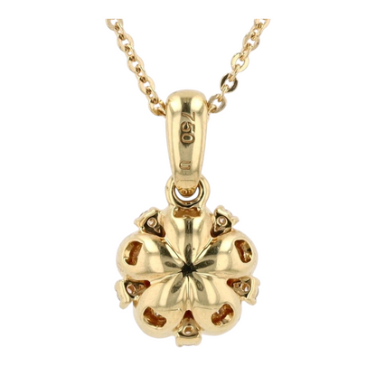 1/10 ctw 18K Yellow Gold Diamond Pendant Necklace