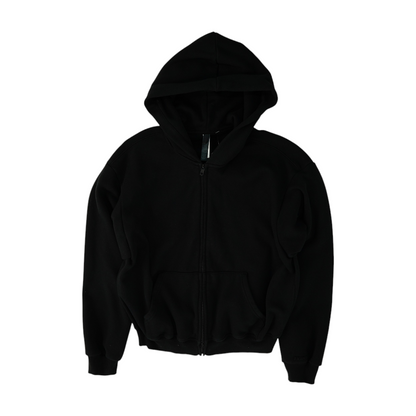 Black Solid Active Jacket