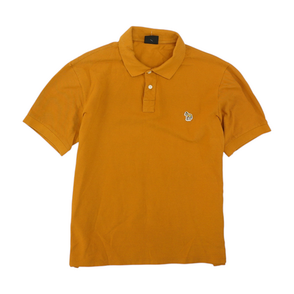 Mustard Solid Short Sleeve Polo