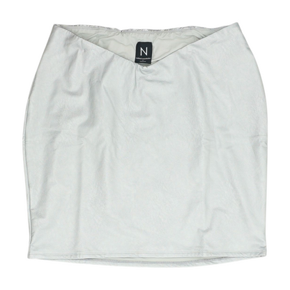 Silver Plus Mini Skirt