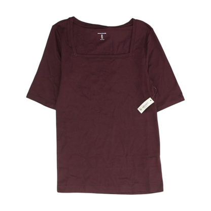 Burgundy Blouse