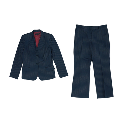 Black Striped Pant Suit