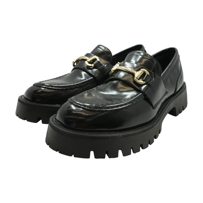 Black Slip-On Flats