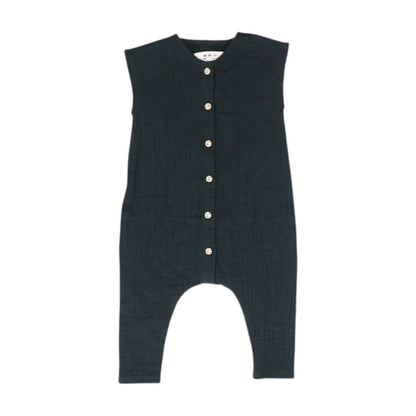Black Sleeveless One-Piece