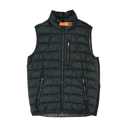Black Solid Active Vest