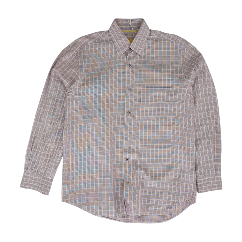 Red Check Long Sleeve Button Down