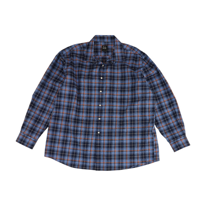Blue Check Long Sleeve Button Down