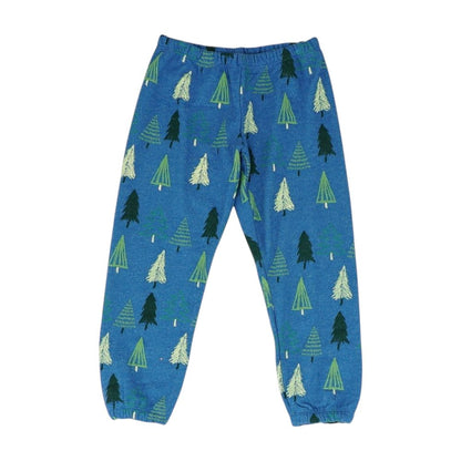 Blue Graphic Pajama Bottom