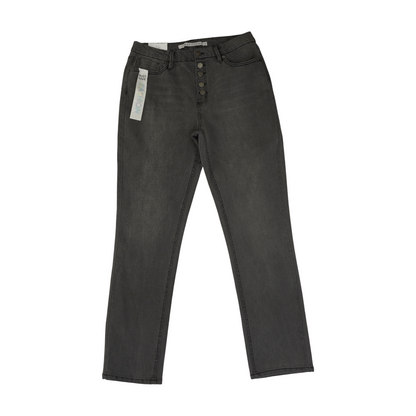 Gray Straight Jeans