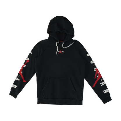 Black Solid Hoodie Pullover