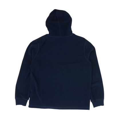 Navy Solid Hoodie Pullover