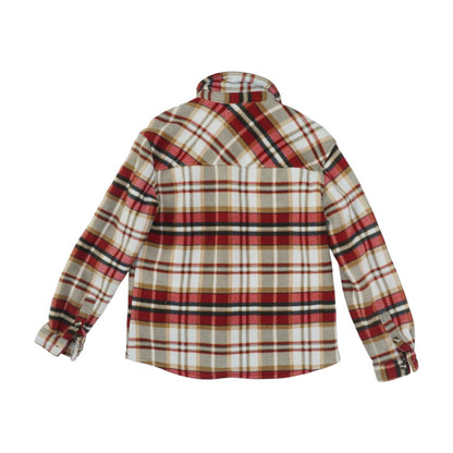Beige Plaid Lightweight Jacket